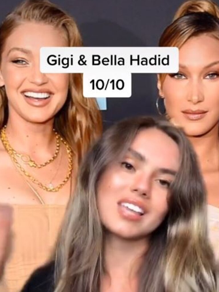 A waitress in New York said the Hadid sisters were ‘nice’, Picture: TikTok / Julia Carolan