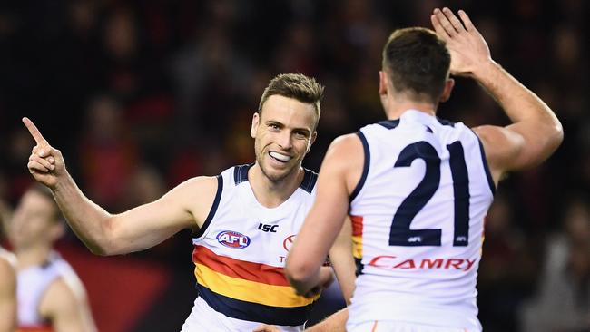 Brodie Smith and Rory Atkins gave run and used their penetrating boots to good effect. Picture: Getty Images