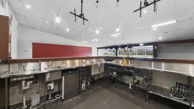 Sandgate Hawks AFL club upstairs area for lease. Picture: Raine &amp; Horne Commercial.