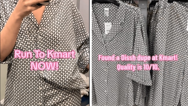 Shoppers are loving Kmart's new matching set. Source: TikTok.