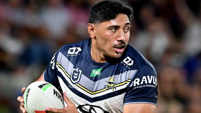 The Cowboys have suffered a major setback with veteran lock Jason Taumalolo ruled out of Friday’s game against Parramatta. Picture; Bradley Kanaris/Getty Images