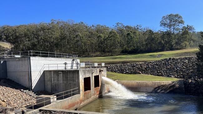 Shannon Creek Dam forms part of the water supply jointly owned and operated by neighbouring councils in Coffs Harbour and the Clarence Valley.