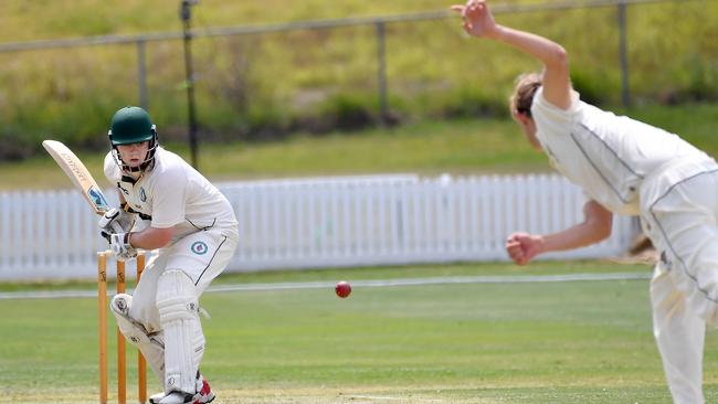 Souths batsman Logan Duval . Picture, John Gass