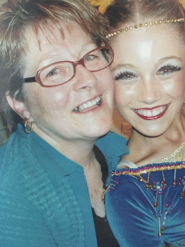 Home and Away actor Jessica Redmayne and her mum Tina. Picture: Supplied