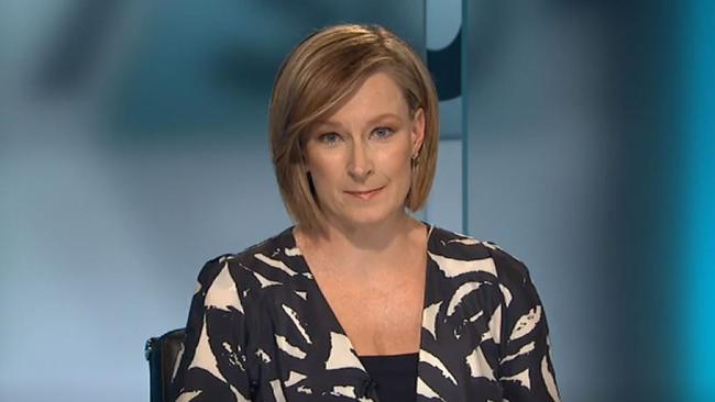 ABC’s 7.30, hosted by Leigh Sales, ignored hours of evidence presented to Victoria’s hotel quarantine inquiry showing that despite Daniel Andrews’s denials he was offered ADF support for quarantine. Picture: ABC