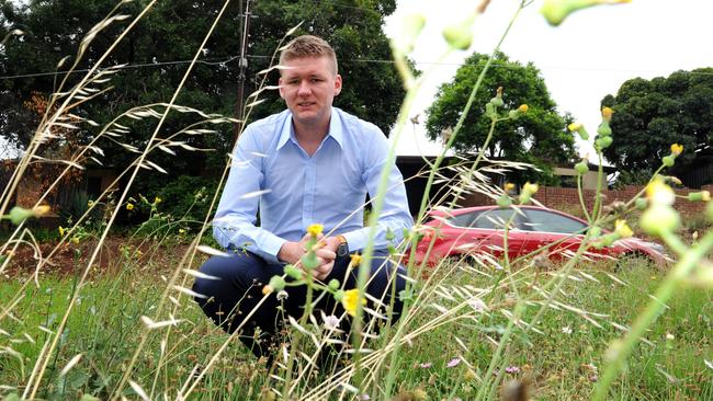 Tea Tree Gully councillor Lucas Jones does not want ratepayers left with a multimillion-dollar bill to upgrade a community wastewater system.