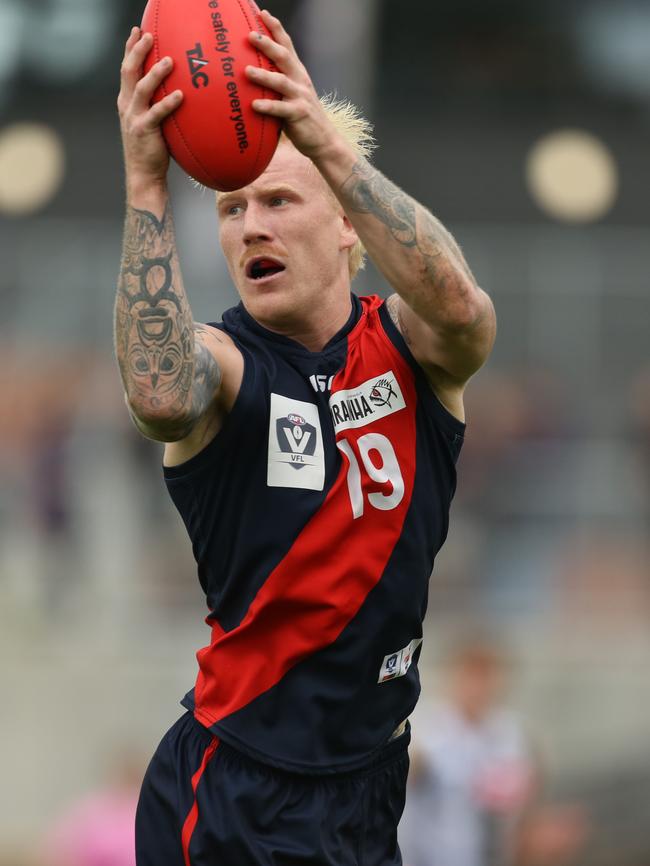 VFL: Jhye Baddeley-Kelly in action for Coburg. Picture: Stuart Milligan