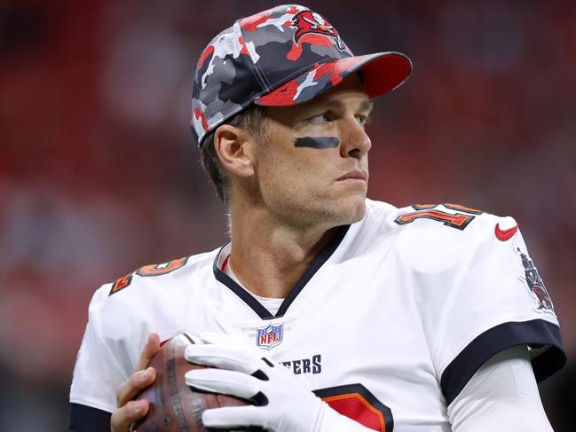 The NRL will reach out to seven-time winning NFL Super Bowl legend Tom Brady to help commentate. Picture: Getty Images