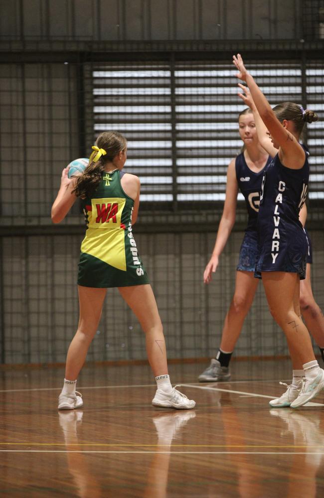 QISSN 2024 pool match between Calvary Christian College and St Joseph's College