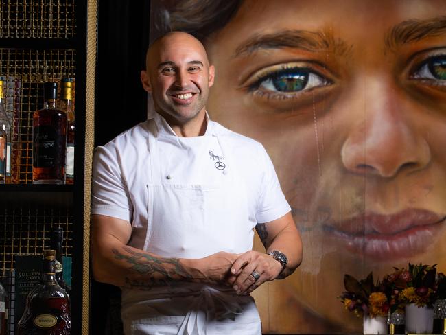 TV chef Shane Delia said restaurants were copping financial blows even before they opened the door. Picture: Jason Edwards