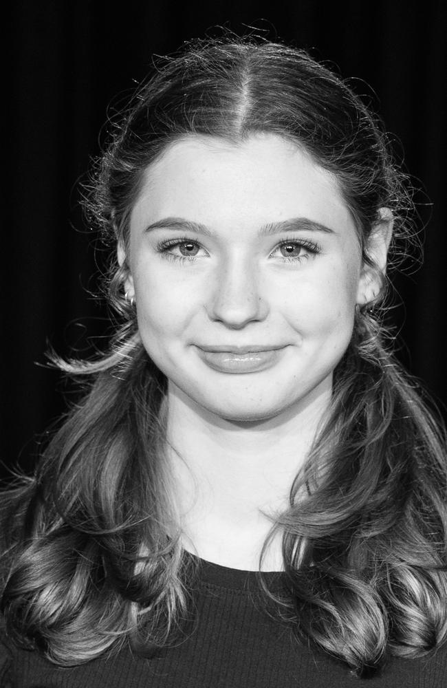 Josie Folland from Queensland Academies Creative Industries The Addams Family musical cast.