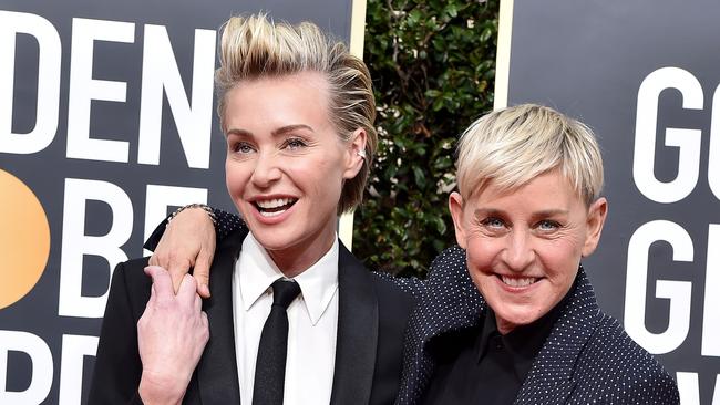 Portia said her grandmother went from thinking Ellen was ‘disgusting’ to having a photo of the couple by her bed. Picture: Getty