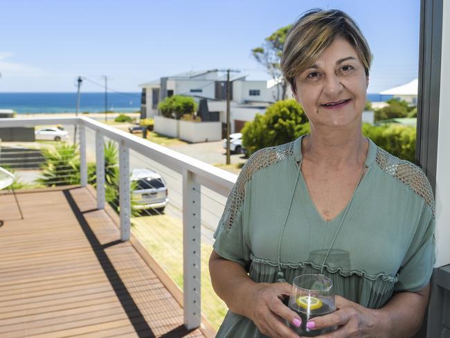 Story on Adelaide's affordable beachside suburbs.Michelina Kontis and husband bought this home in Aldinga beach and moved this week.Wednesday January 19 2022 Picture:  Roy VanDerVegt