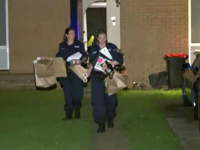 Inquiries are continuing after a home-made device was found in the bedroom of a Werrington home in Sydney's west. Picture: Twitter @9NewsSyd