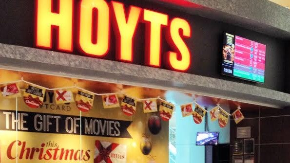 Australia’s Hoyts cinema chain has 450 screens with 55,000 seats.