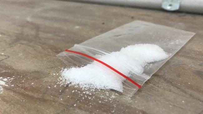 Police allegedly seized 50g of meth during the raid. (File picture)