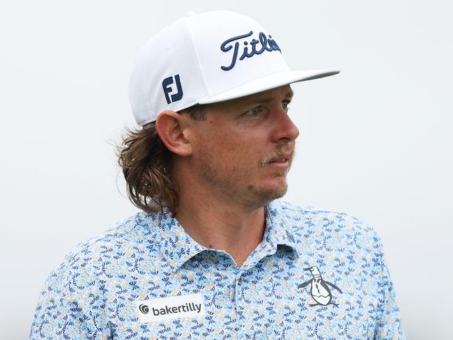 SYDNEY, AUSTRALIA - NOVEMBER 28: Cameron Smith plays a practise round ahead of the ISPS HANDA Australian Open at The Australian Golf Course on November 28, 2023 in Sydney, Australia. (Photo by Matt King/Getty Images)