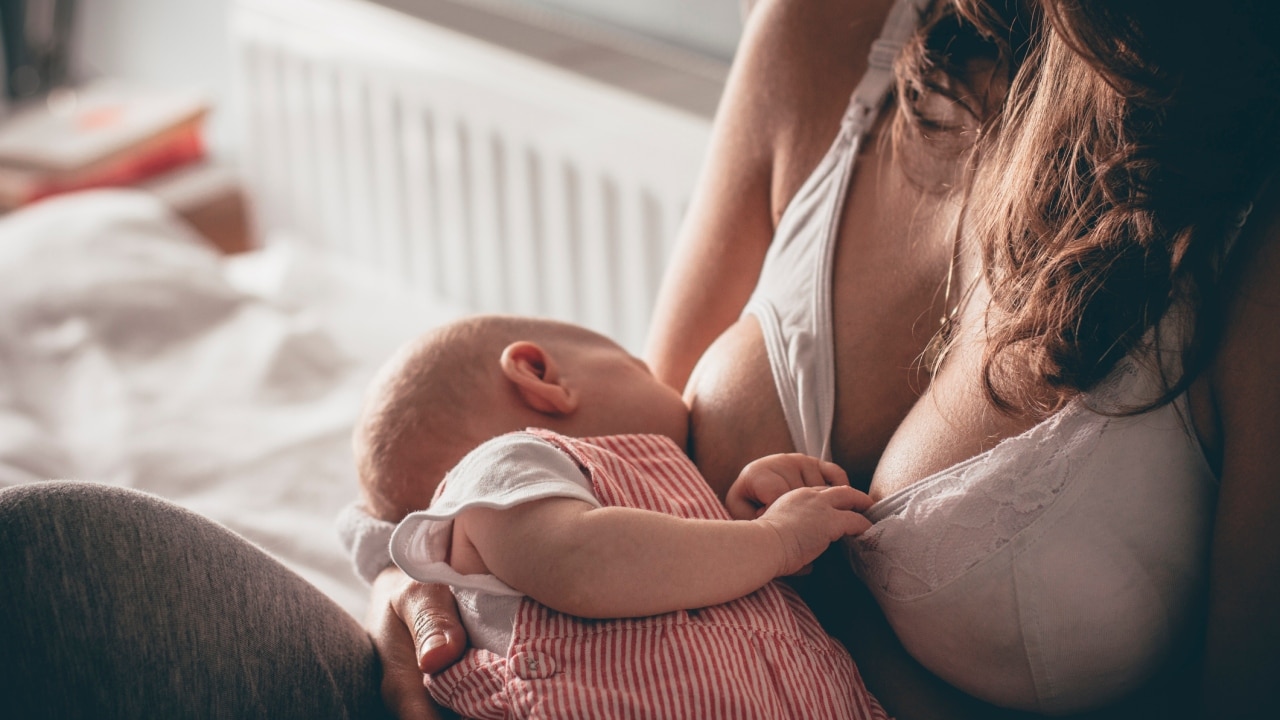 Pregnant Breastfeeding Elastic Supportive Maternity Cotton Feeding