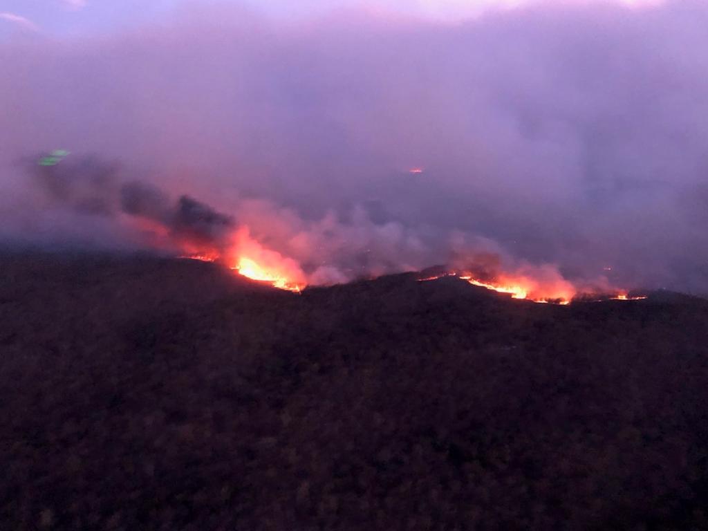 Bushfires have been burning across Queensland and NSW.