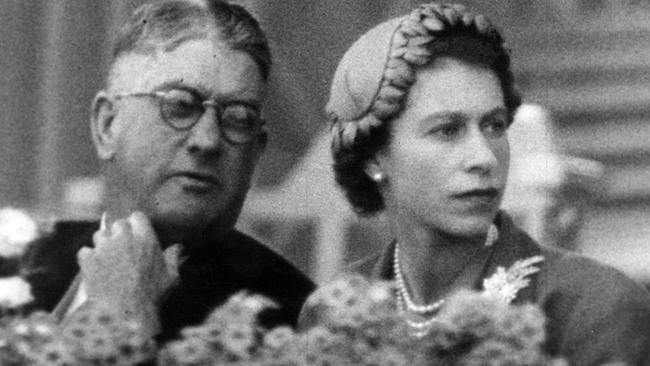 Racing enthusiast, the late Queen Elizabeth at Flemington in 1954. Picture: Supplied