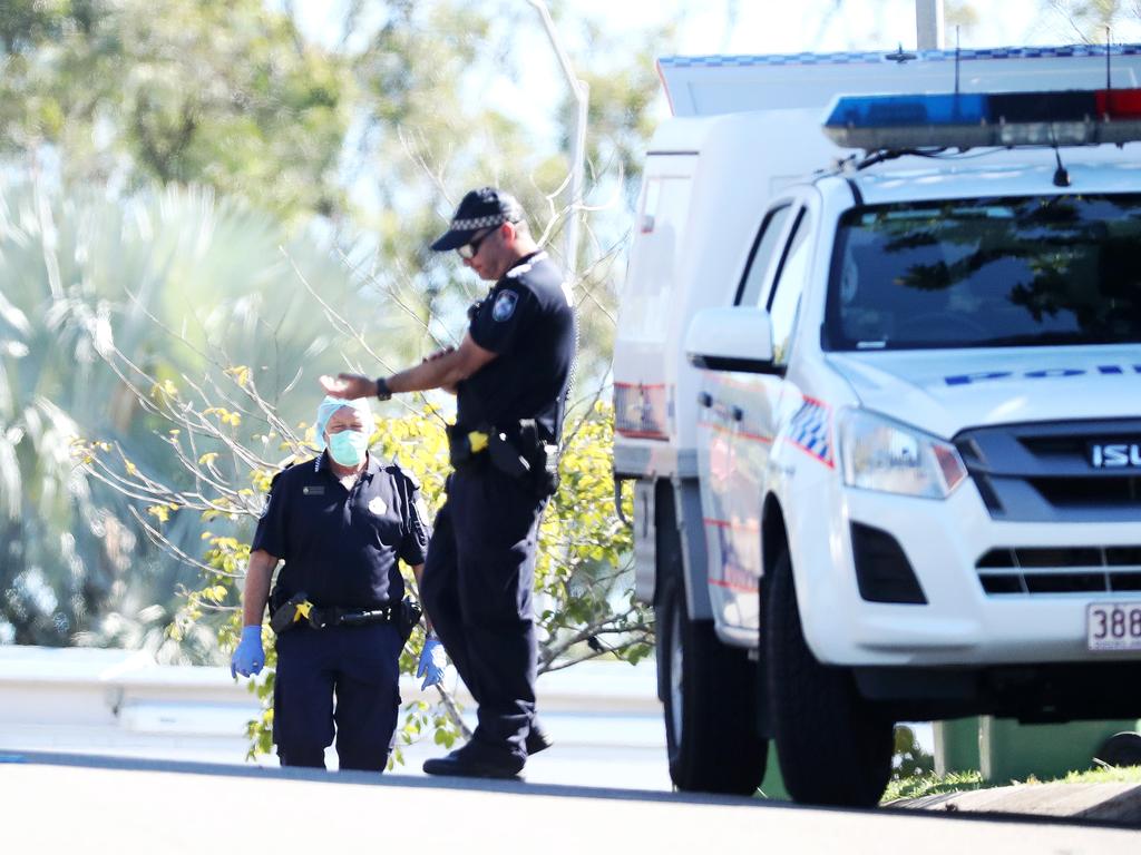 Police were called to the Arundel home at 6.40am after reports of a disturbance. Picture: Nigel Hallett