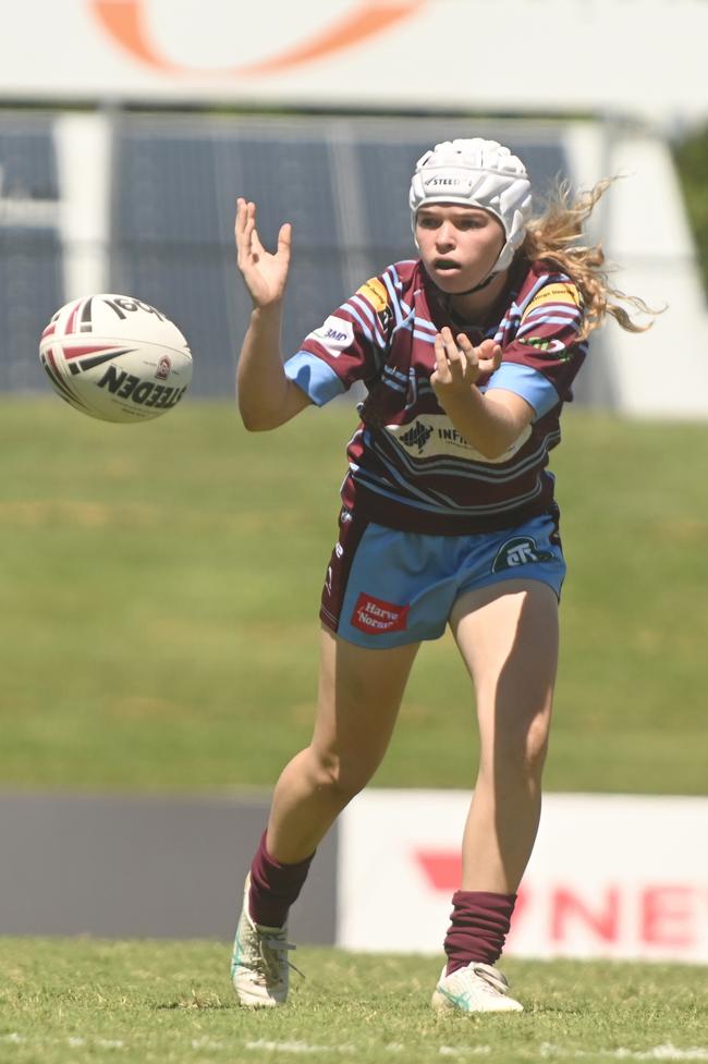 Jada Ryan Mackay Cutters vs Central Queensland Capras Harvey Norman U17's Saturday 8 March 2025 Picture:Michaela Harlow
