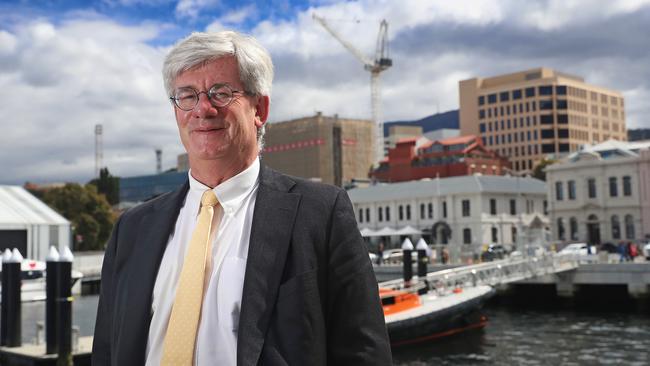 Tasmanian economist Saul Eslake says the most important element to boosting the state’s long-term economic prospects is to improve the educational participation and attainment of our population. Picture: LUKE BOWDEN