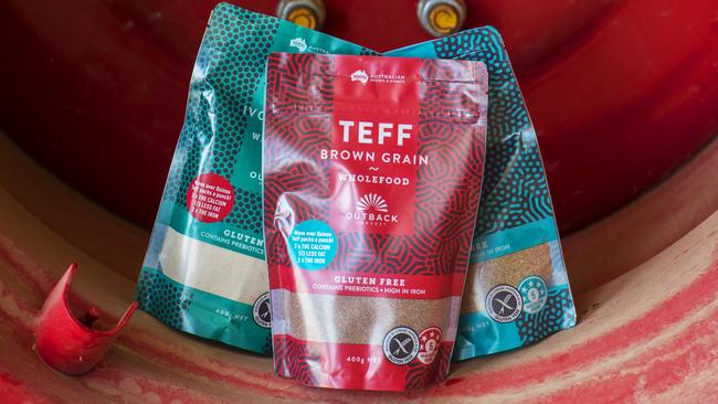 Teff flour and grain products.