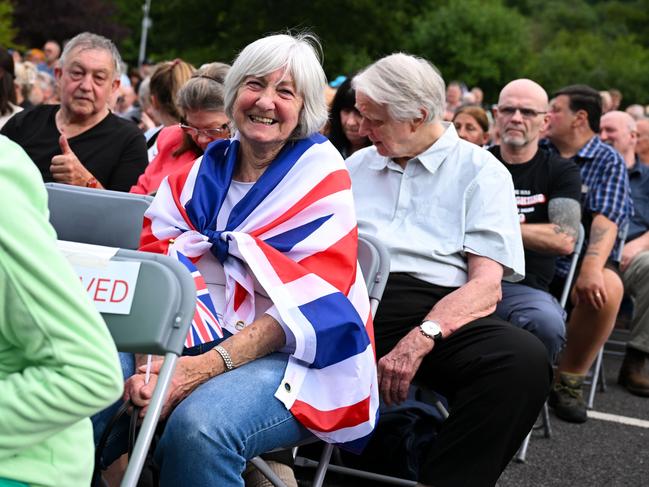 Reform UK Supporters at an election campaign event. Picture: Getty Images