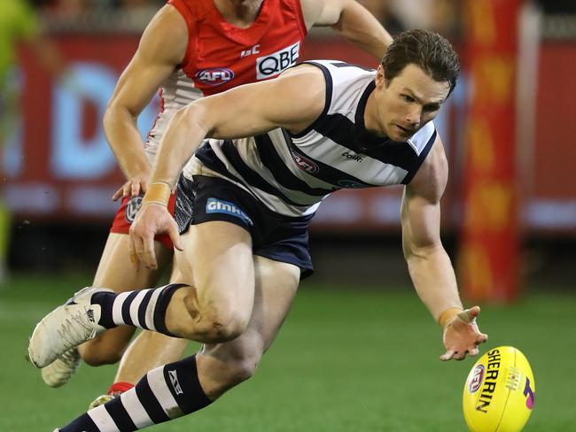 Starting Patrick Dangerfield in attack proved to be a stroke of genius. Picture: Alex Coppel