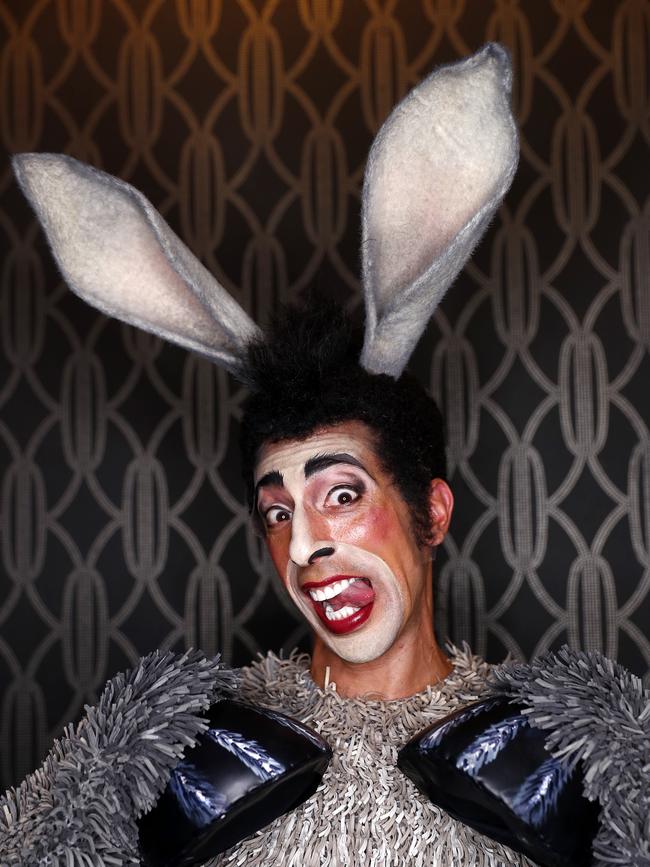 Nat Jobe as Donkey. Picture: Sam Ruttyn