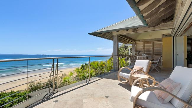 This home at Wategos beach has reportedly sold for a record-breaking $22 million.