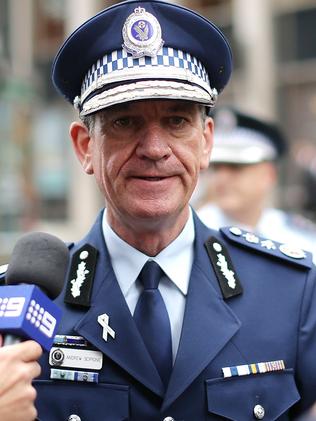 NSW Police Commissioner Andrew Scipione has advised investigations are well underway. Picture: Mark Metcalfe.