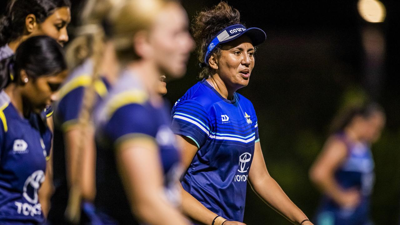 North Queensland Toyota Cowboys co-captain Tallisha Harden at training. Picture: Alix Sweeney / North Queensland Toyota Cowboys