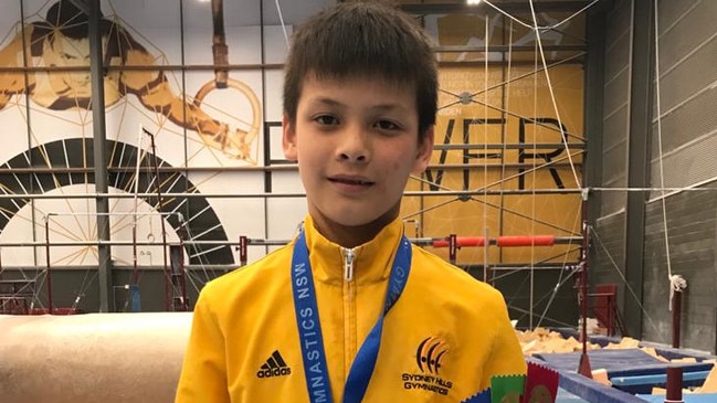 Practice is paving the way for success for Sydney Hills Gymnastics young gun Tom Zurcher. Pic: Supplied