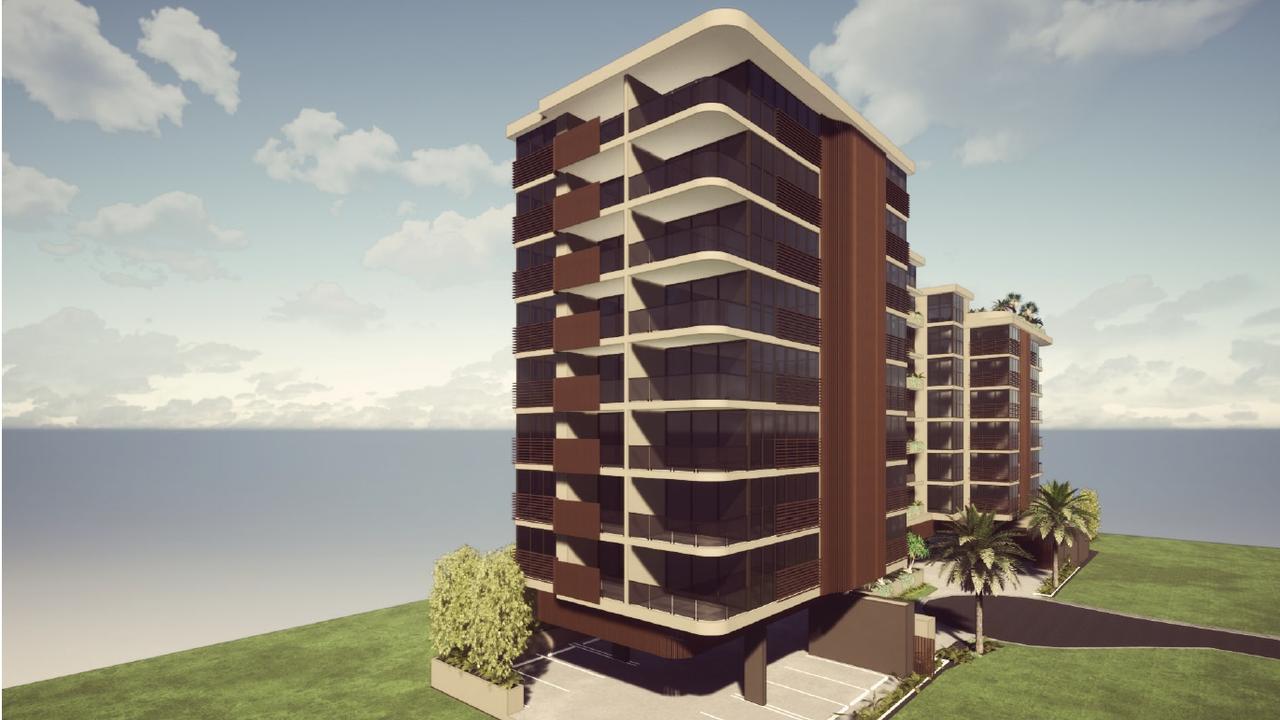 Artist impression of a new tower planned for Sunshine Court, Labrador.