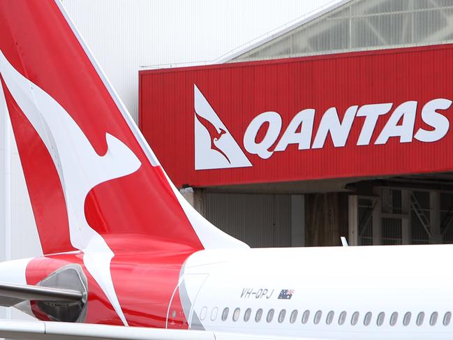 Qantas unveiling of Livery. 787-9 Business Class and Economy Class seats.  Picture Chris Pavlich