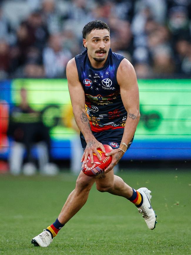 Do the Crows get the short end of the stick from the AFL? Picture: Dylan Burns/AFL Photos via Getty Images)
