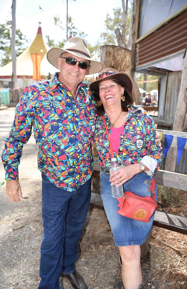 Michelle and Mark Haywwod at Gympie Music Muster. Picture: Patrick Woods.