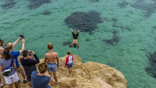 The Pillars at Mt Martha has become a huge tourist attraction thanks to social media. Picture: Valeriu Campan