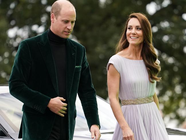 The royal couple wore recycled outfits. Picture: Getty Images