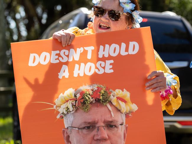 Former Prime Minister Scott Morrison was slammed for holidaying in Hawaii during the 2019-2020 bushfires.Picture: Jason Edwards