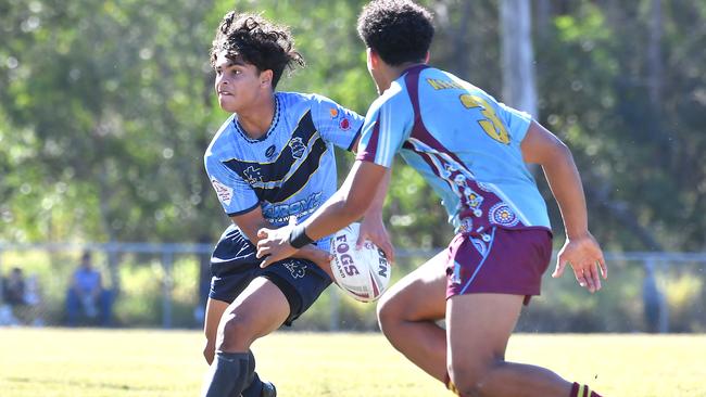 Mabel Park player Tane Cook Mabel Park v Keebra Park in the Walters Cup. Thursday August 18, 2022. Picture, John Gass