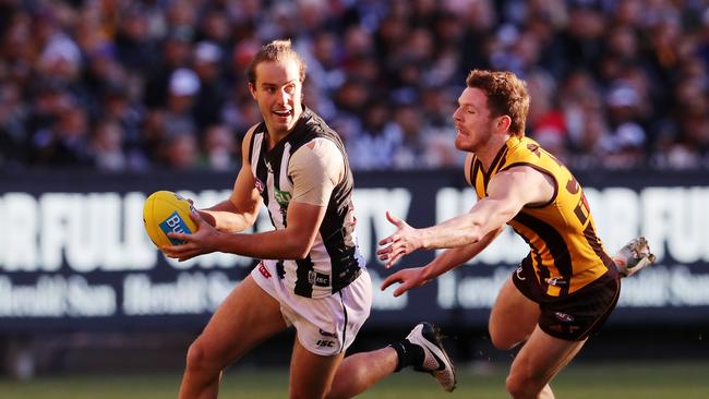 Former Collingwood player Tim Broomhead has led North Albury to an upset win against Wangaratta Rovers. Pic: Michael Klein