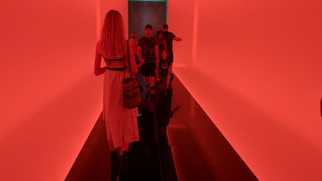 The entrance to Pharos via a James Turrell passageway. Picture: AMANDA DUCKER