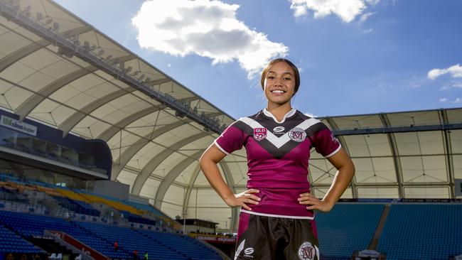 Titans Cup rugby league preview. Leilani Taofinuu, 13 (Marsden) at Cbus Super Stadium, Robina. Picture: Jerad Williams