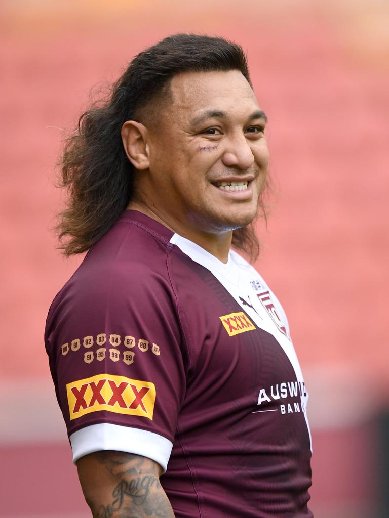 Josh Papalii’s mullet is world class. Picture: NRL