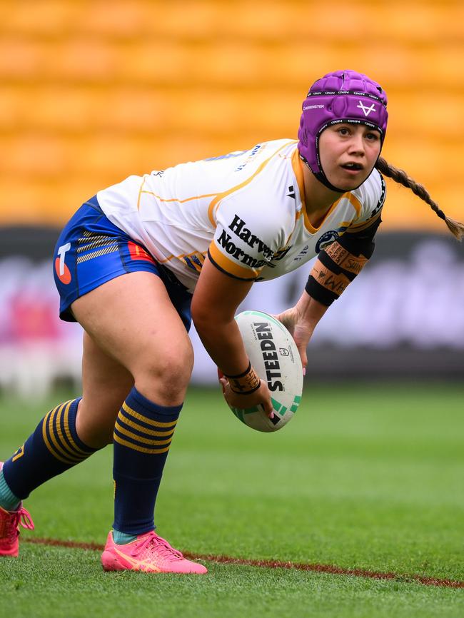 While sister Rueben plays at hooker for Parramatta. Picture: NRL Images