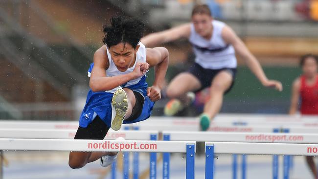 GPS track and field championship action from the junior and senior carnival. Friday October 21, 2022. Picture, John Gass