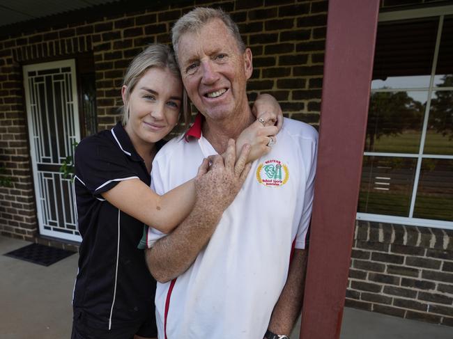 Dennis Jewell, 58, was treated at Wagga Base Hospital for a stroke and is full of praise for the staff and the treatment he received. Picture: Brad Newman